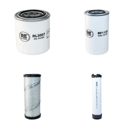 SUNWARD SWE 25 B Filter Service Kit w/Yanmar 3Tnv82A Eng.