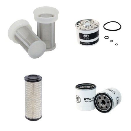SUNWARD SWE 40 U Filter Service Kit Air Oil Fuel Filters w/Perkins 403C-15 Eng.   YR  2009-