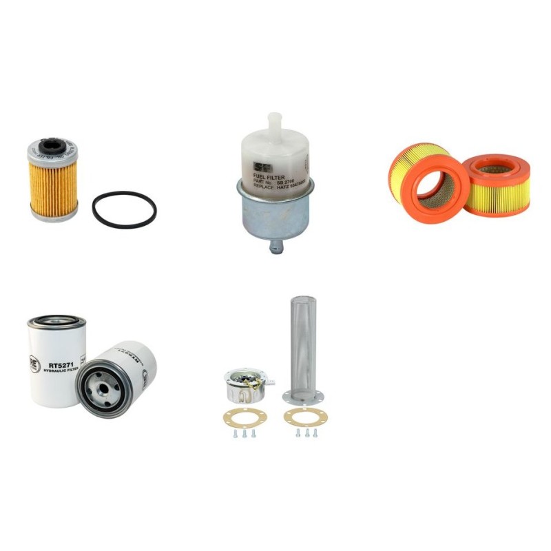 BOMAG BW 65 H Filter Service Kit w/HATZ 1D42S Eng.   YR  2014