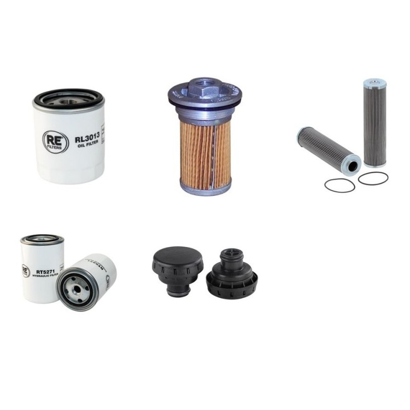 BOMAG BW 75 ADL Filter Service Kit w/Deutz F1L210D Eng. SN  101480200211-