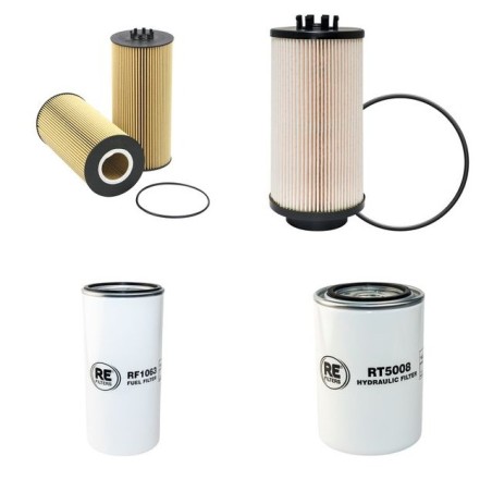 TADANO GT 600 EX Filter Service Kit w/MERCEDES OM457LA Eng.