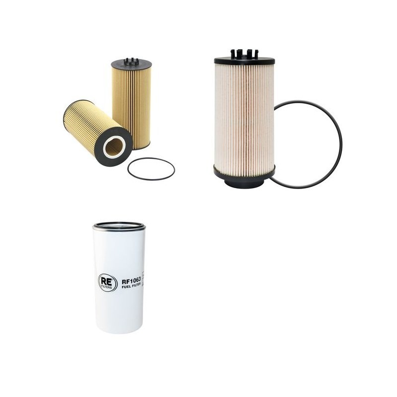 TADANO GT 600 EX Filter Service Kit Air Oil Fuel Filters w/MERCEDES OM457LA Eng.