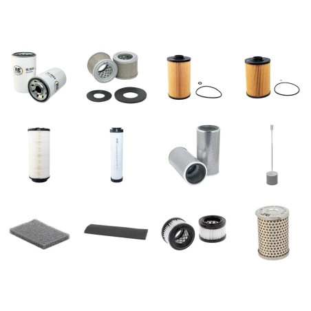 Filter Kit for Takeuchi TB1140 SERIES2 with Isuzu 4JJ1XYSB01 engine Serial No 51440001-
