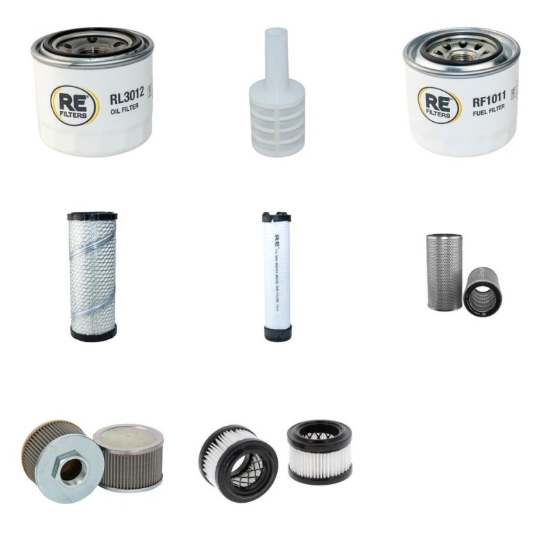 Filter Kit for Takeuchi TB125 After Serial No 12514526 onwards