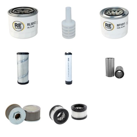 Filter Kit for Takeuchi TB125 After Serial No 12514526 onwards