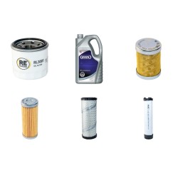 Filter Kit for Takeuchi TB125 Engine Filter & Lubricant Kit with Yanmar 3TNV82A engine