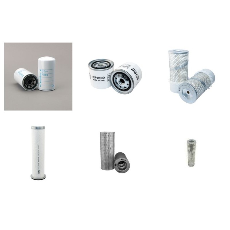 Filter Kit for Takeuchi TB68 with Nissan engine Serial No 68353 onwards