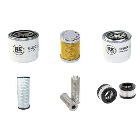 TAKEUCHI TB 75 FR Filter Service Kit w/Yanmar 4TNE98TB Eng.