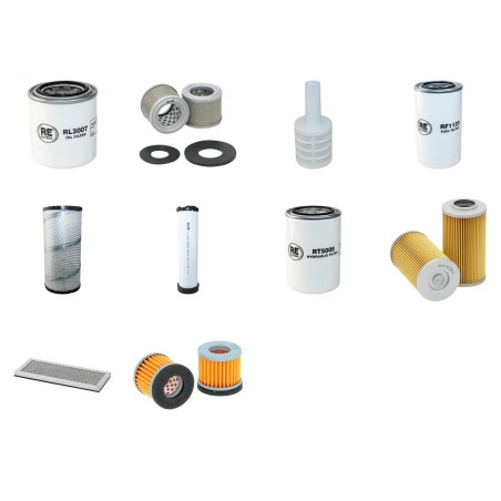 TAKEUCHI TCR 50 Filter Service Kit w/Yanmar 4TNV106 Eng.
