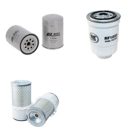 TCM FD 18 Z6 Filter Service Kit Air Oil Fuel Filters w/ISUZU C240PKJ Eng.