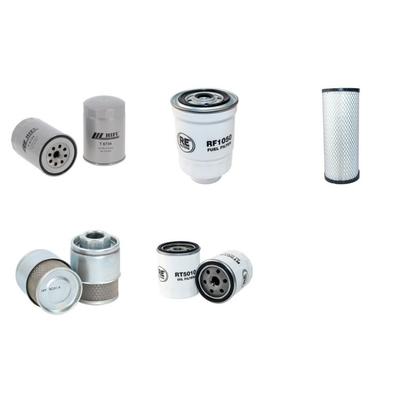 TCM FD 25 T6 Filter Service Kit w/ISUZU C240PKJ Eng.