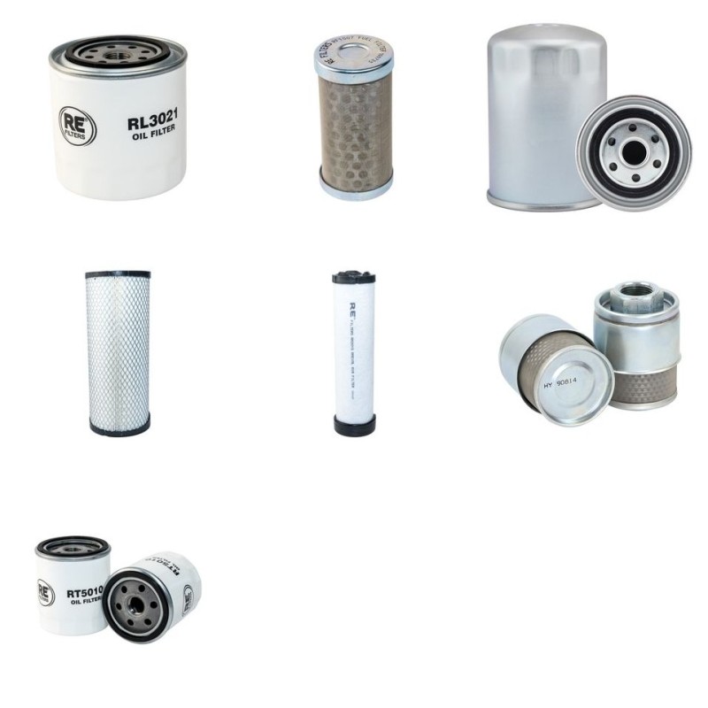 TCM FD 30 T6H Filter Service Kit w/Kubota V3300-EU3 Eng.