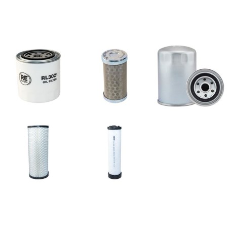 TCM FD 30 T6H Filter Service Kit Air Oil Fuel Filters w/Kubota V3300-EU3 Eng.