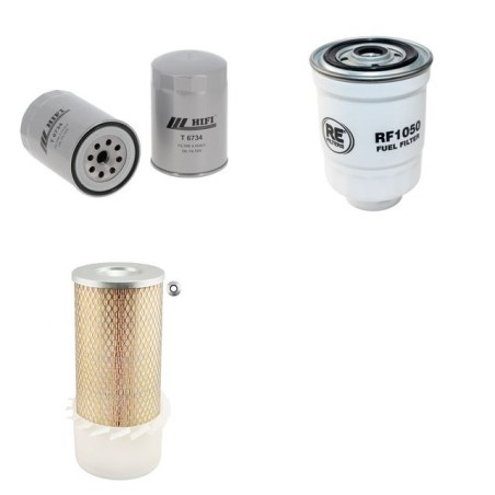 TCM FD 30 Z9 Filter Service Kit Air Oil Fuel Filters w/ISUZU C240PKJ Eng.