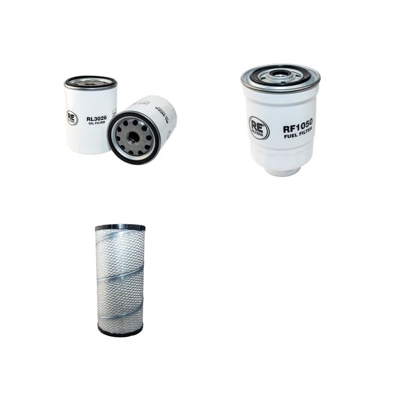 TCM FD 35 T9 Filter Service Kit Air Oil Fuel Filters w/Mitsubishi S6S-31 Eng.