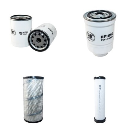 TCM FD 45 T2 Filter Service Kit Air Oil Fuel Filters w/Mitsubishi  Eng.