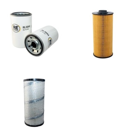 TCM FD 60-2 Filter Service Kit Air Oil Fuel Filters w/ISUZU 4HK1 Eng.