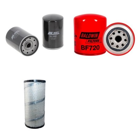 TCM FD 60-9 Filter Service Kit Air Oil Fuel Filters w/Mitsubishi S6K-Y Eng.