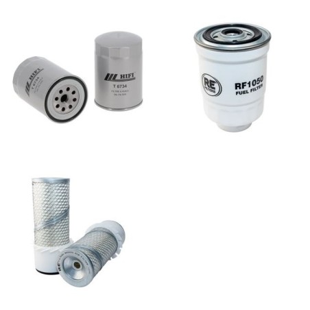 TCM FHD 15 Z7 Filter Service Kit Air Oil Fuel Filters w/ISUZU C240PKJ Eng.