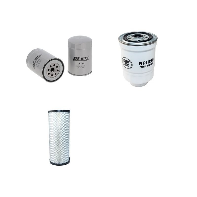 TCM FHD 15 Z8 Filter Service Kit Air Oil Fuel Filters w/ISUZU C240PKJ Eng.