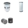 TCM FHD 30 T3 Filter Service Kit Air Oil Fuel Filters w/Kubota V3300 Eng.