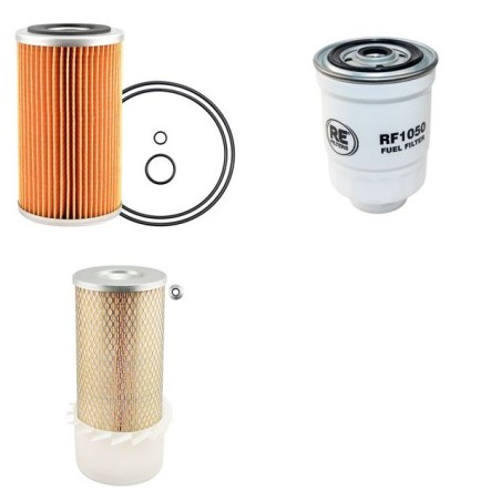 TCM FHD 30 Z Filter Service Kit Air Oil Fuel Filters w/ISUZU 4BC2PE Eng.
