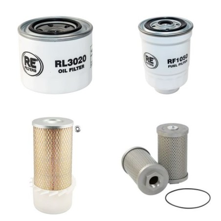 TCM FHD 30 ZT Filter Service Kit w/Isuzu 4Bc2 Eng.