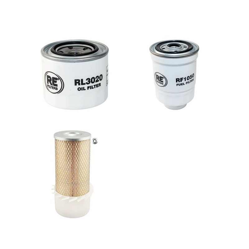 TCM FHD 30 ZT Filter Service Kit Air Oil Fuel Filters w/ISUZU 4BC2 Eng.