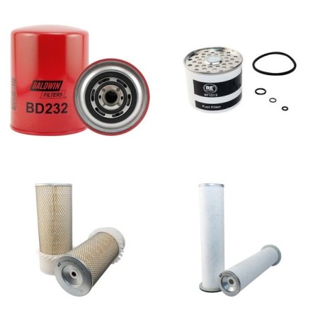 TECNOMA AT 90 Filter Service Kit Air Oil Fuel Filters w/IVECO AIFO  Eng.