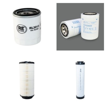 TECNOMA U 95 Filter Service Kit Air Oil Fuel Filters w/Deutz  Eng.   YR  2011-