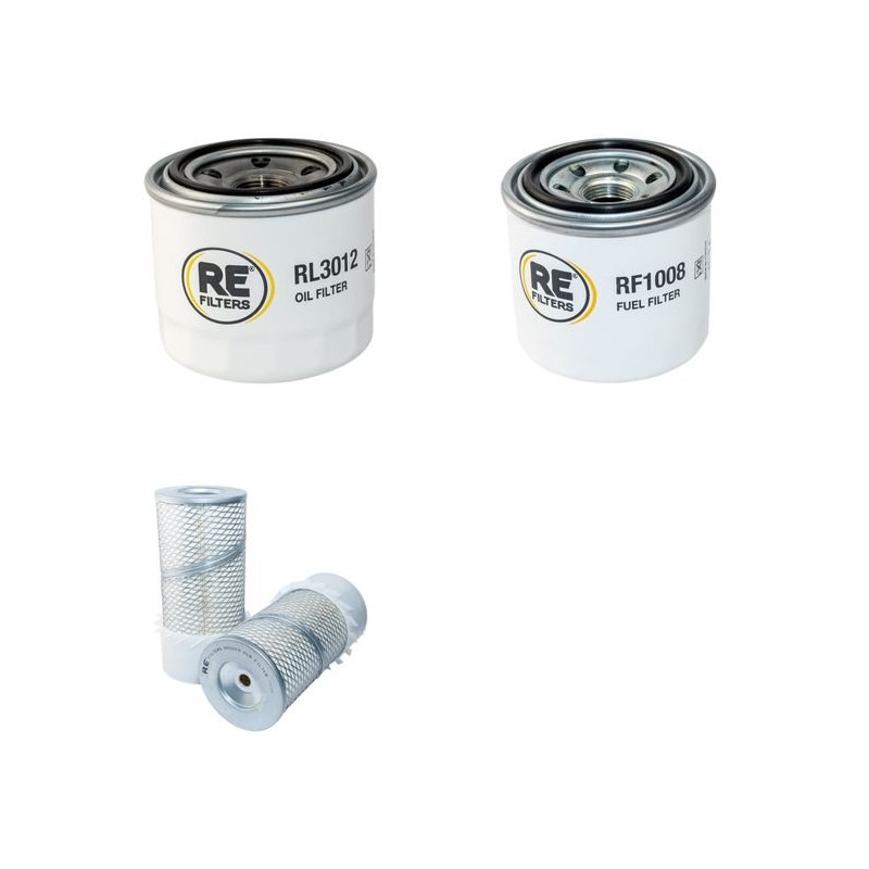 TELEFARM CT 1860 Filter Service Kit Air Oil Fuel Filters w/Yanmar 4TNE94 Eng.   YR  2001 58CH