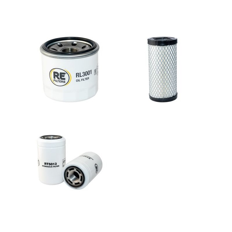 TENNANT 4100 LITTER HAWK Filter Service Kit w/Kubota D722 Eng. 2002-