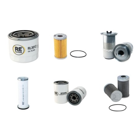 Filter Kit for Terex 3500H with Yanmar 4TNE84 Engine