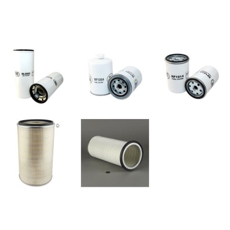 Filter Kit for Terex TA25 Air Oil Fuel Filters with Cummins 6BT5.9 Engine YR 1999