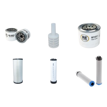 Filter Kit for Terex TC50 with Yanmar 4TNV88--NBK Engine YR 2007-