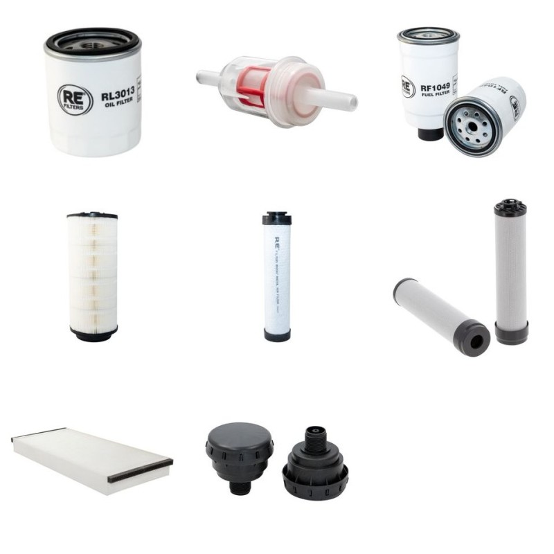 Filter Kit for Terex TC75 with Deutz BF4M2011 Engine