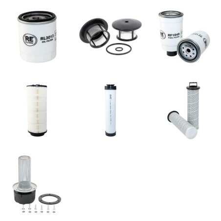 Filter Kit for Terex TL70S with Deutz D2011L04W Engine YR 2008-