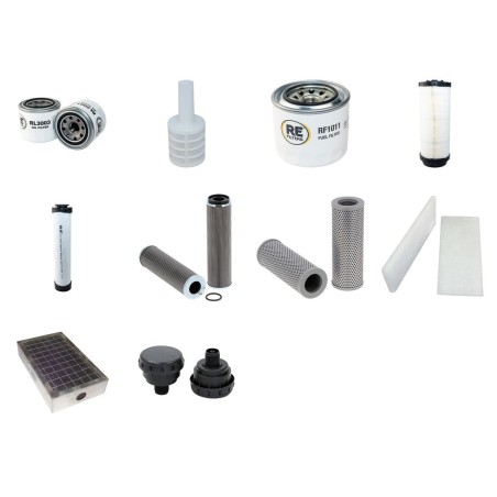 Filter Kit for Terex TW70 with Yanmar 4TNV98Z Engine YR 2008-