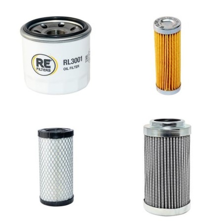 TEUPEN LEO 15 GT Filter Service Kit w/Kubota Z482 Eng.