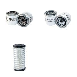 THOMAS T 105 S Filter Service Kit Air Oil Fuel Filters w/Kubota V1305E Eng.