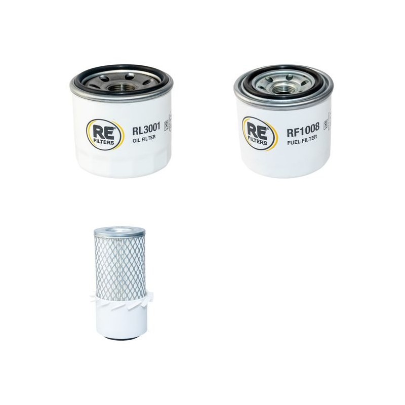 THOMAS T 83 S Filter Service Kit Air Oil Fuel Filters w/Kubota D722B Eng.