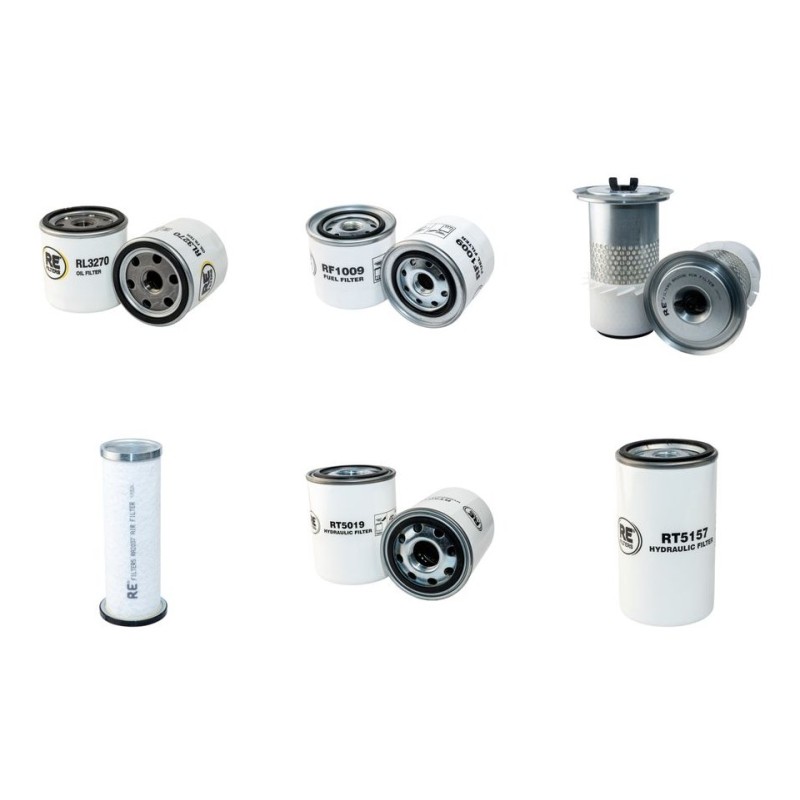 Filter Kit for Thwaites 5002H with Perkins Ke50570U engine
