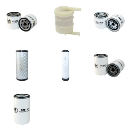 Filter Kit for Thwaites 8000H with Perkins KR80701 engine
