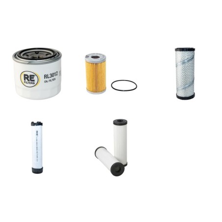 THWAITES AD 23 TG 377 Filter Service Kit w/Yanmar 3Tne88 Eng.