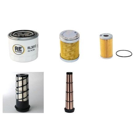 THWAITES AD 3 T Filter Service Kit w/Yanmar 3Tne88 Eng. 2002-
