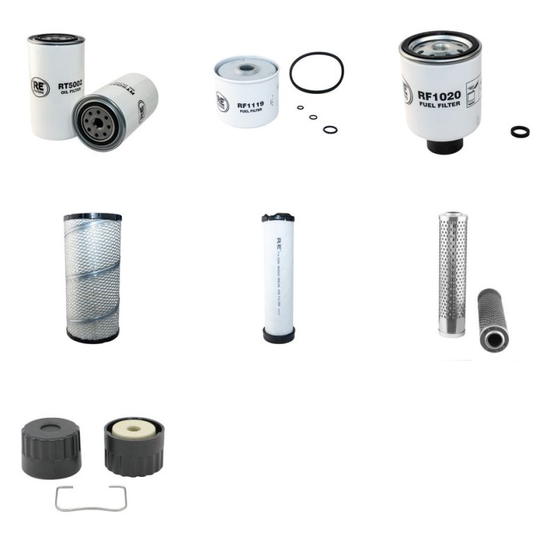 Filter Kit for Thwaites AD6T with Perkins engine