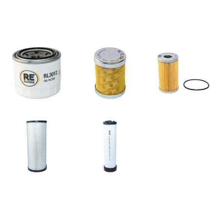 Filter Kit for Thwaites CV32-7NQ with Yanmar 3Tne88 engine