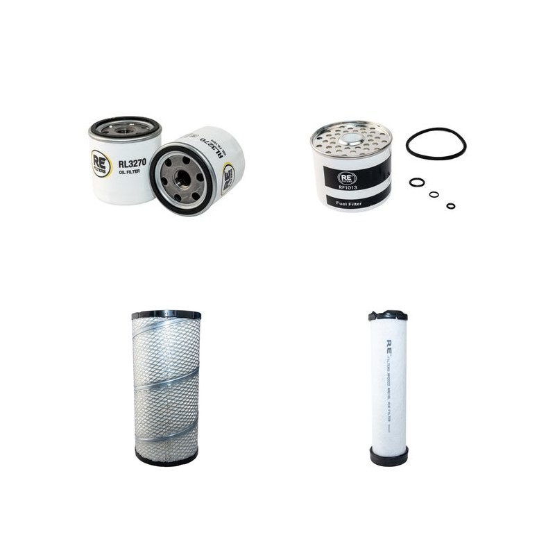 Filter Kit for Thwaites Mach 064 Air Oil Fuel Filters with Perkins engine