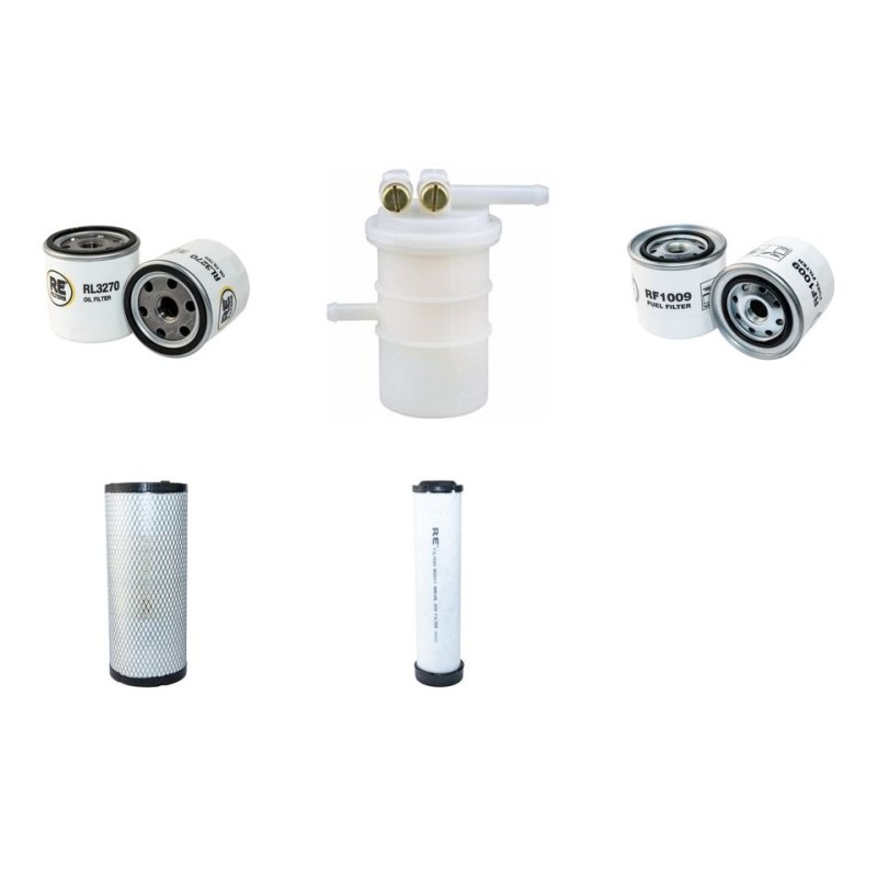 THWAITES MACH 074/2 Filter Service Kit Air Oil Fuel Filters w/Perkins  Eng.
