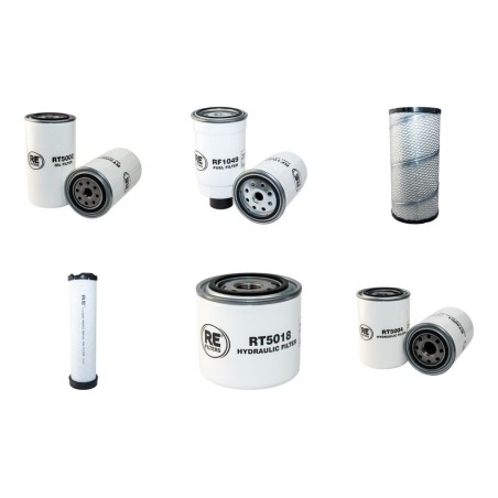 Filter Kit for Thwaites Mach164 with Perkins 1004.4Thr engine